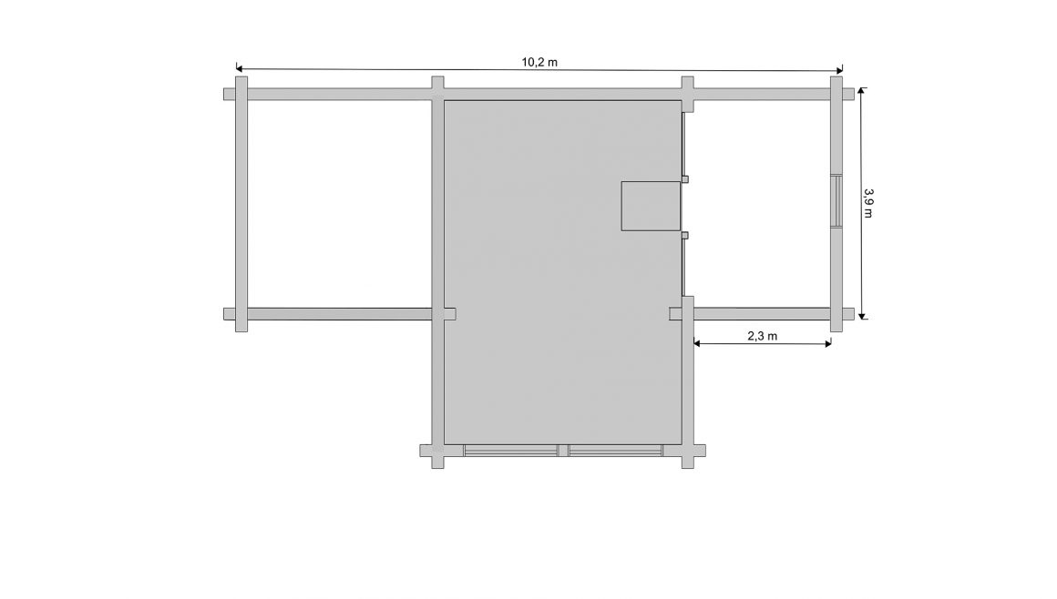 Trollpilen med loft - Loft
